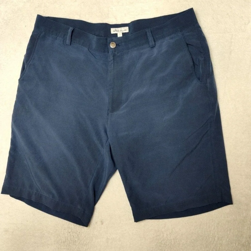 Peter Millar Shorts Mens 35 Blue 10